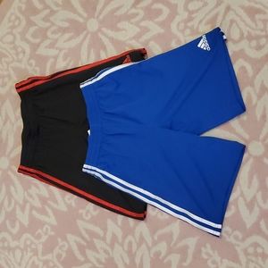 2 Pairs ADIDAS big boys Shorts